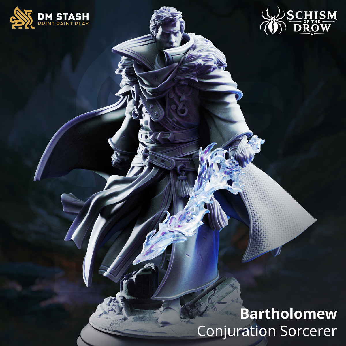 Schism of the Drow September 2026 Release | Paintable 3D Resin Printed Miniature by DM Stash