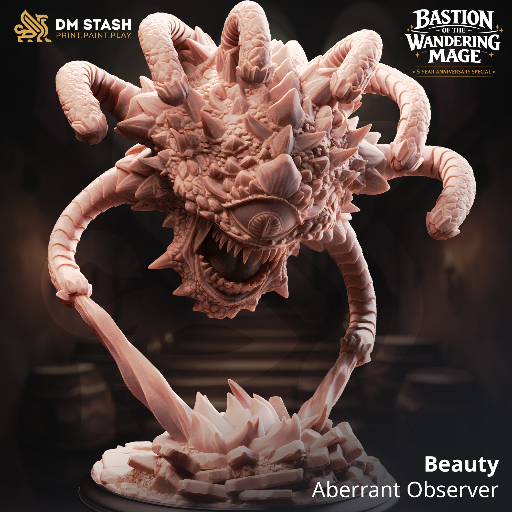 Bastion of the Wandering Mage (NPCs) April 2026 Release | Paintable 3D Resin Printed Miniature by DM Stash