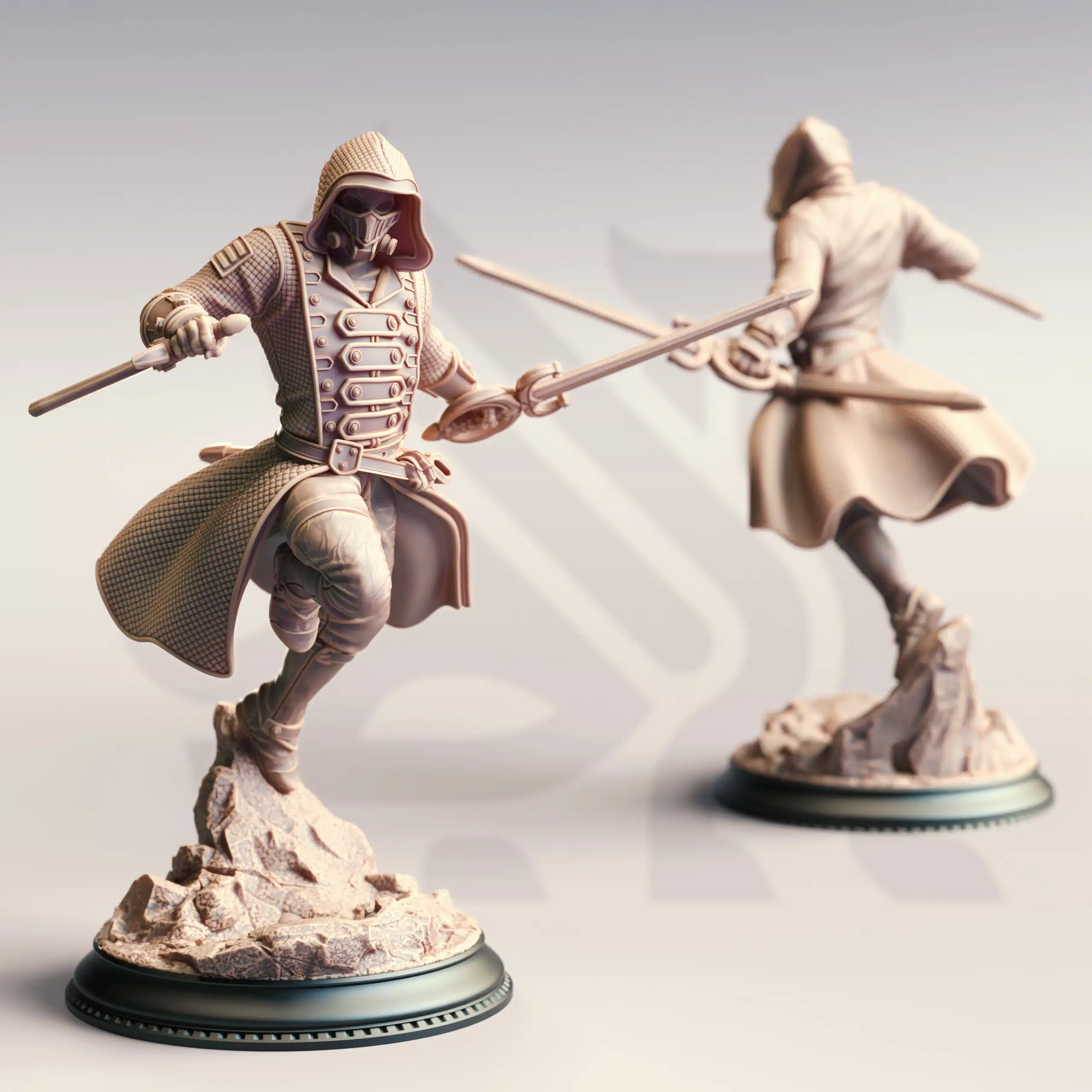 The Baldurian Inquisition March 2025 Release | Paintable 3D Resin Printed Miniature by DM Stash