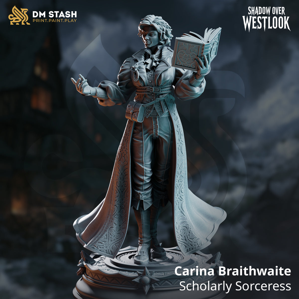 Shadow Over Westlook October 2026 Release | Paintable 3D Resin Printed Miniature by DM Stash