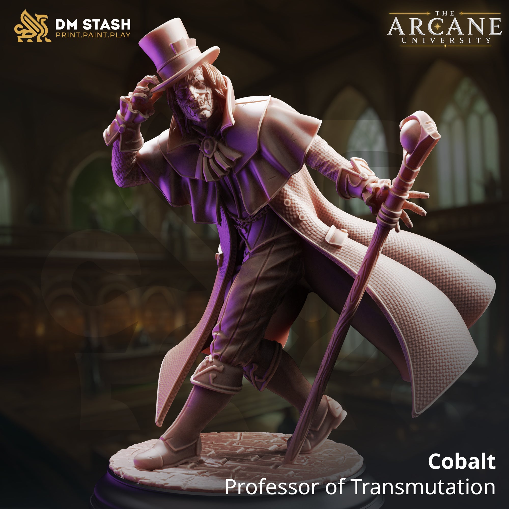 The Arcane University June 2026 Release | Paintable 3D Resin Printed Miniatures by DM Stash