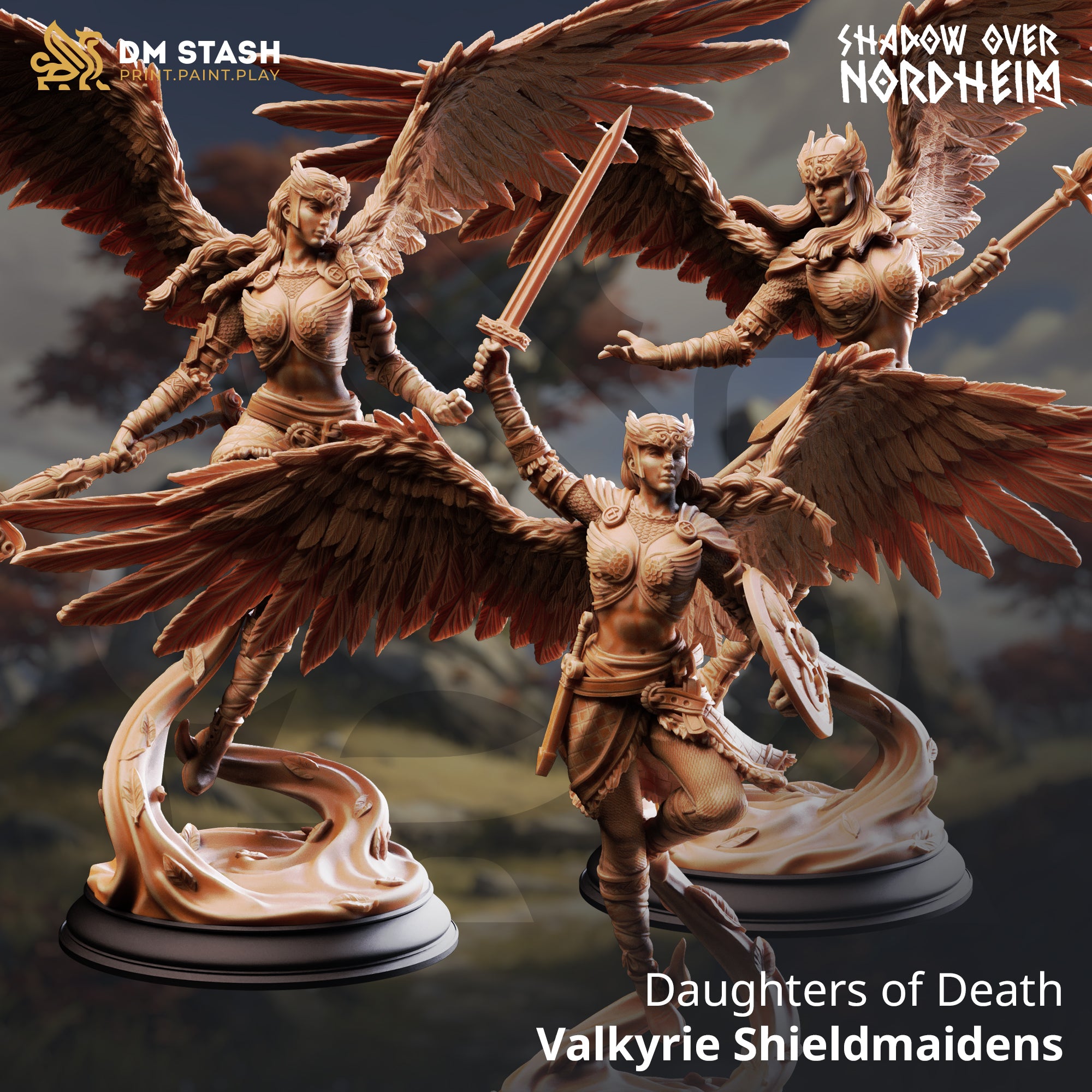 Shadow Over Nordheim October 2025 Release | Paintable 3D Resin Printed Miniature by DM Stash