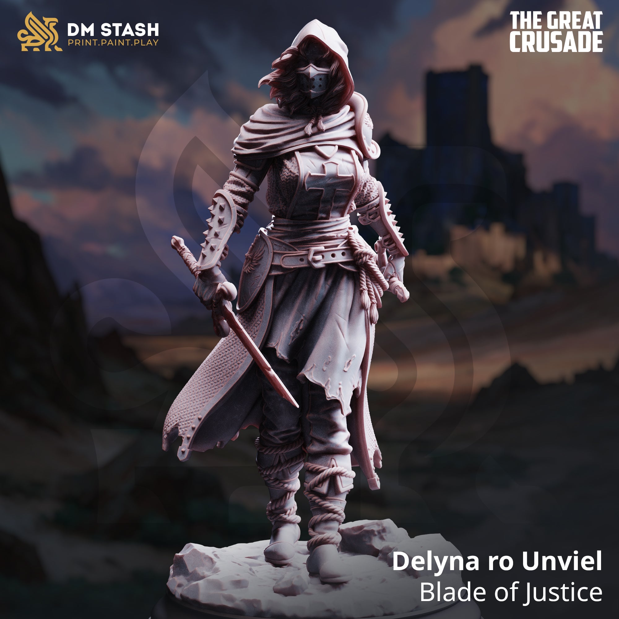 The Great Crusade January 2026 Release | Paintable 3D Resin Printed Miniature by DM Stash