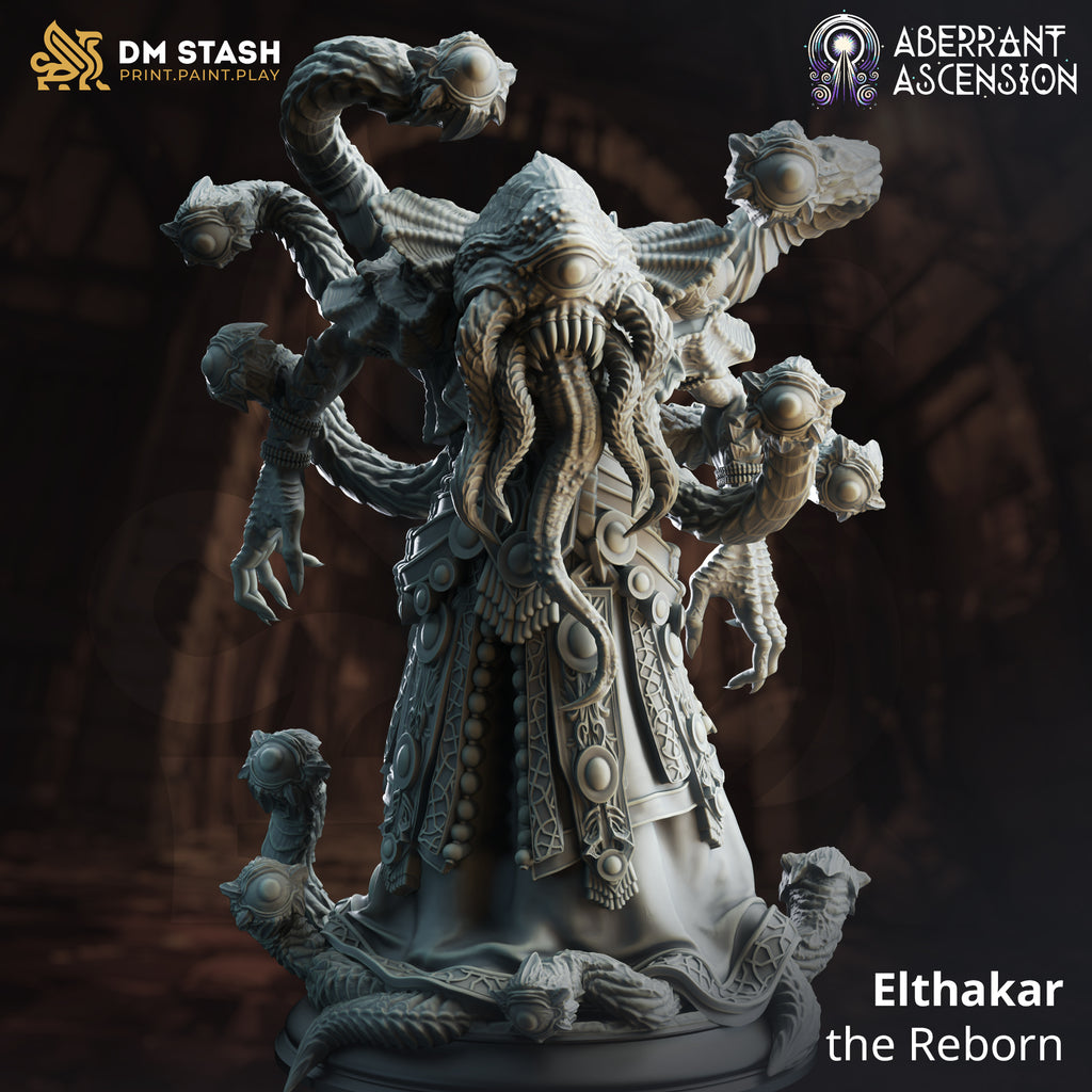 Aberrant Ascension July 2024 Release | Paintable 3D Resin Printed Miniature by DM Stash
