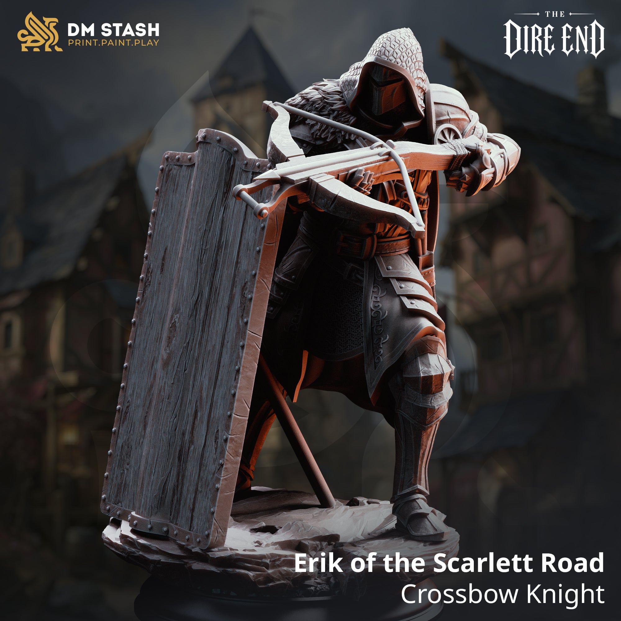 The Dire End July 2026 Release | Paintable 3D Resin Printed Miniatures by DM Stash