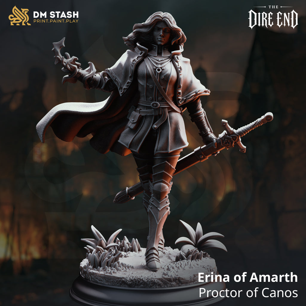 The Dire End July 2026 Release | Paintable 3D Resin Printed Miniatures by DM Stash
