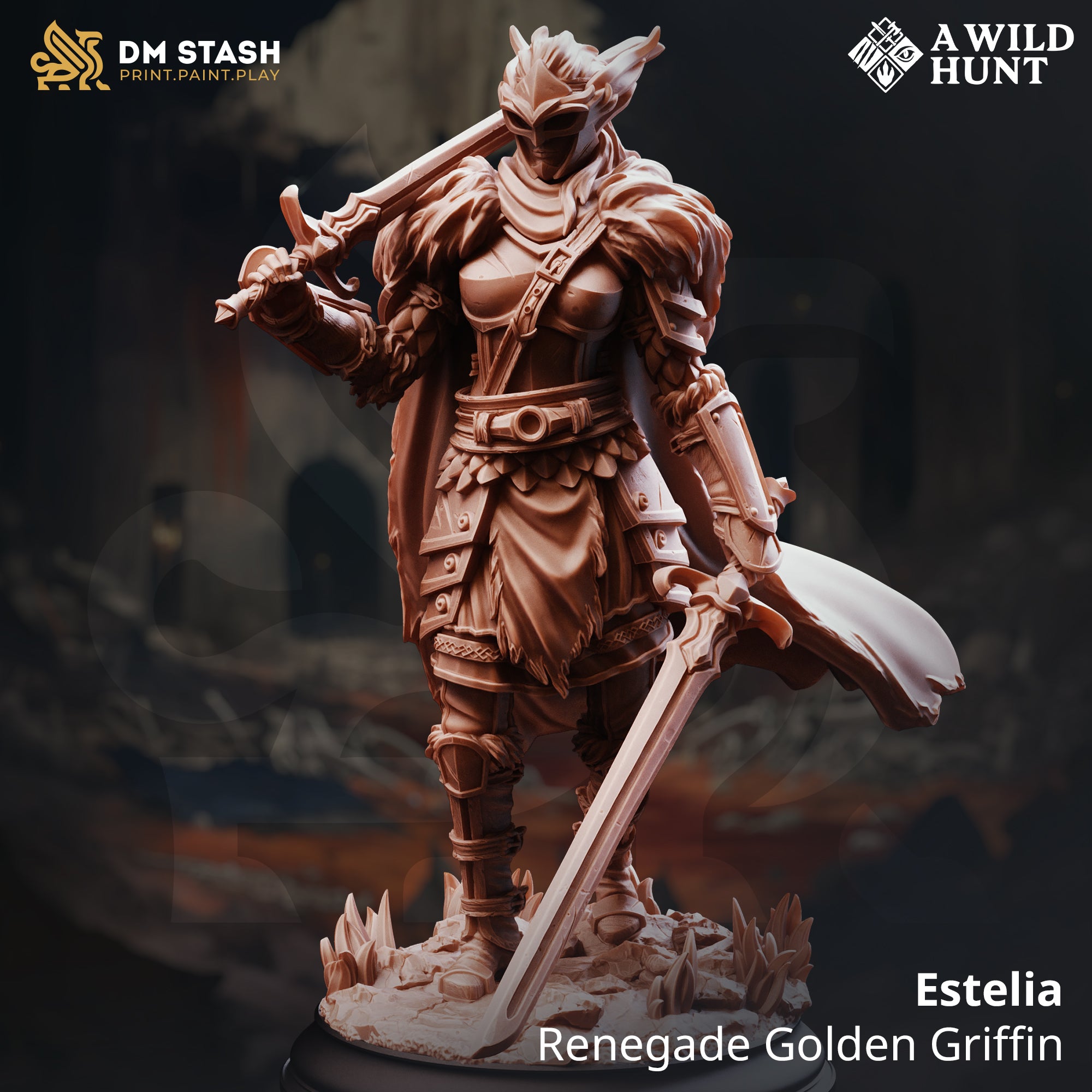 A Wild Hunt November 2025 Release | Paintable 3D Resin Printed Miniature by DM Stash