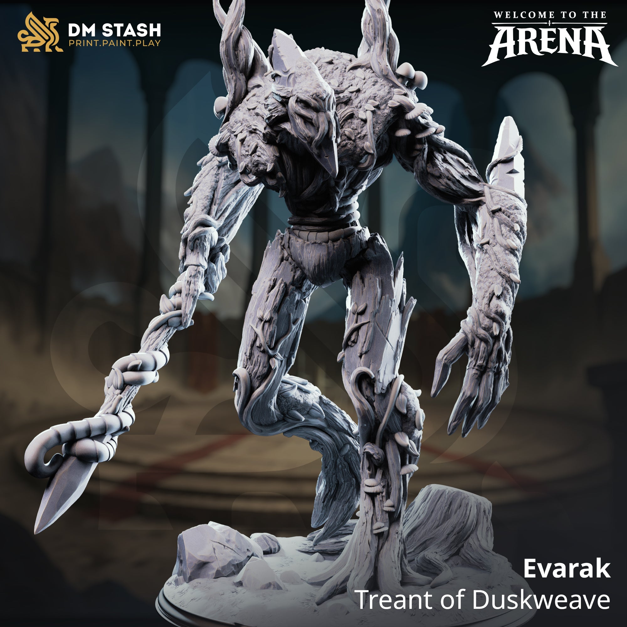 Welcome to the Arena May 2026 Release | Paintable 3D Resin Printed Miniature by DM Stash