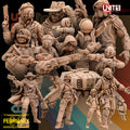 Ash Nomads February 2026 Release | Paintable 3D Resin Printed Scifi Miniature by Unit9
