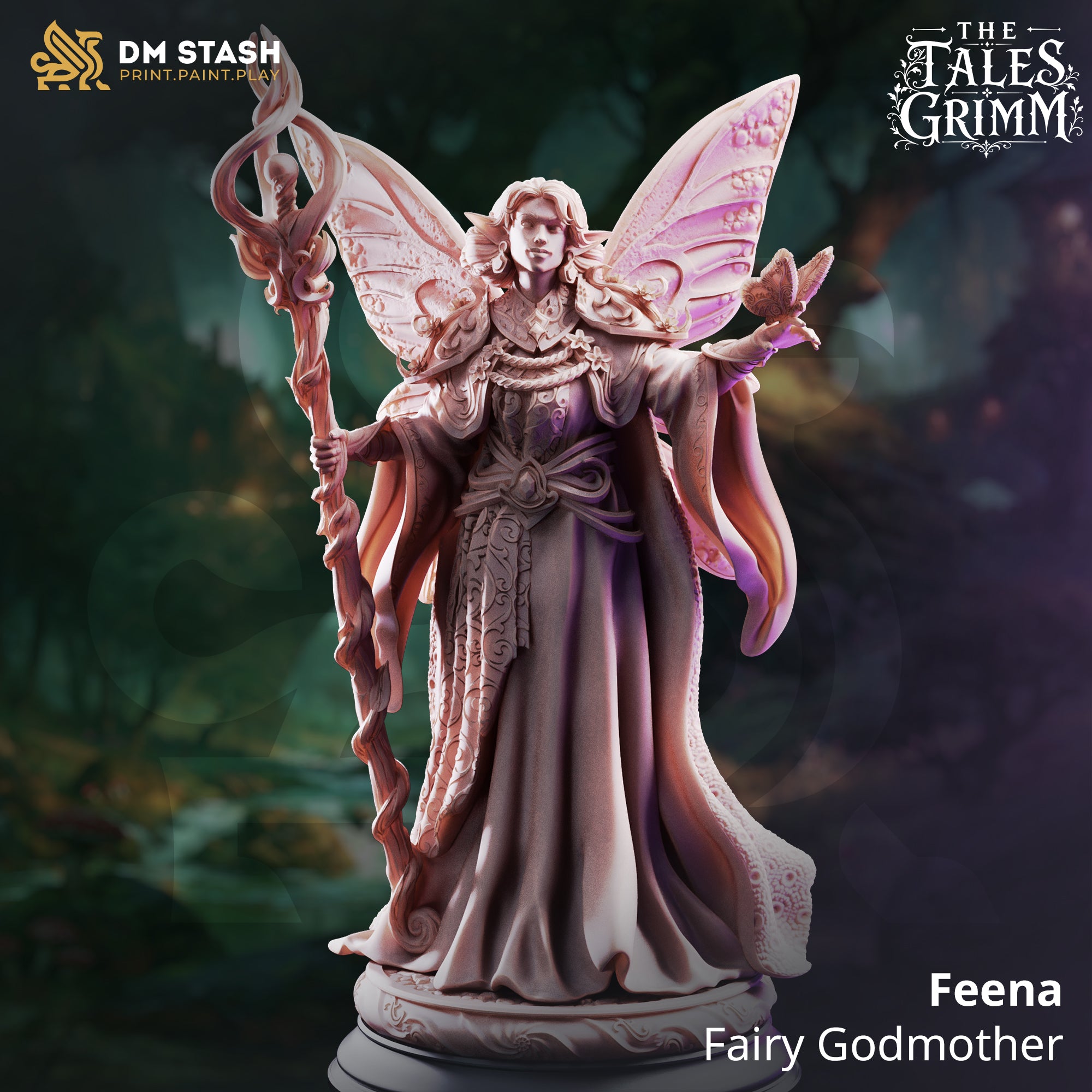 The Tales Grimm August 2026 Release | Paintable 3D Resin Printed Miniature by DM Stash
