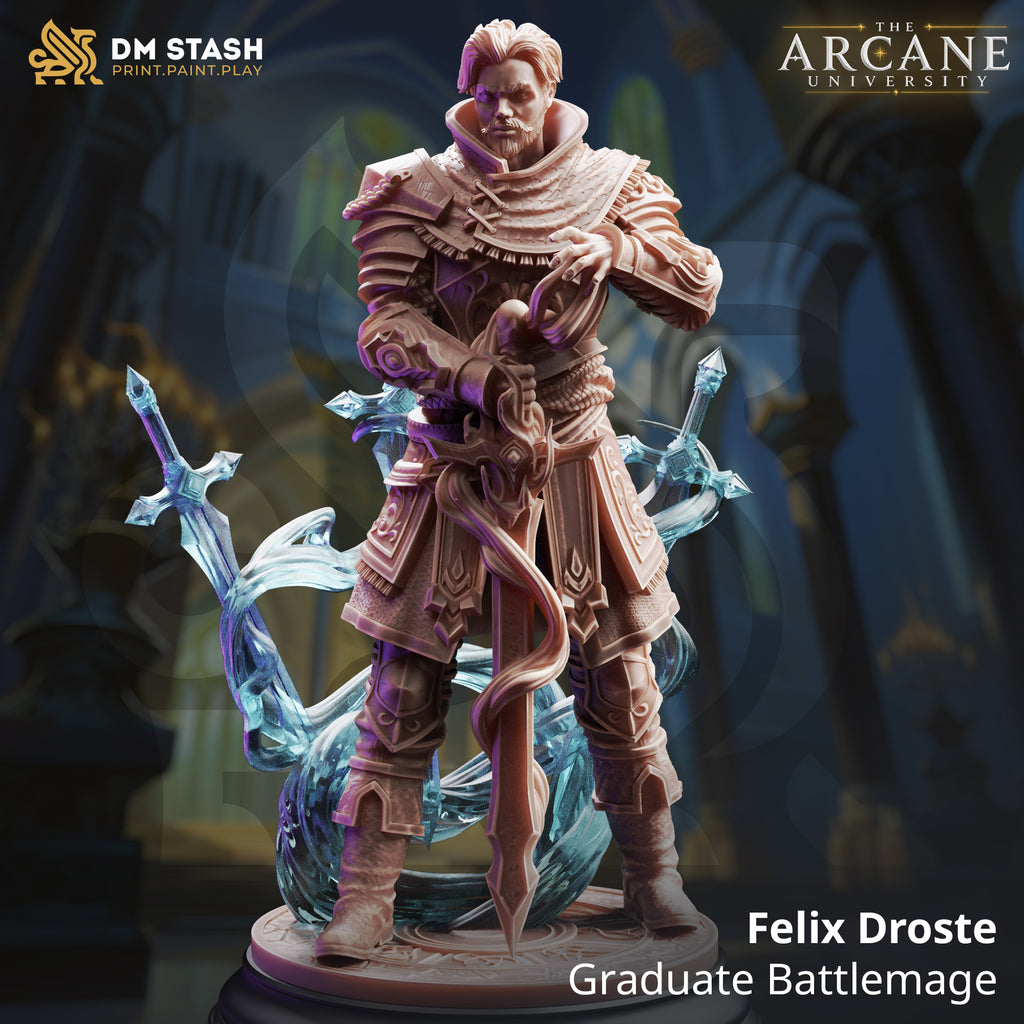 The Arcane University June 2026 Release | Paintable 3D Resin Printed Miniatures by DM Stash