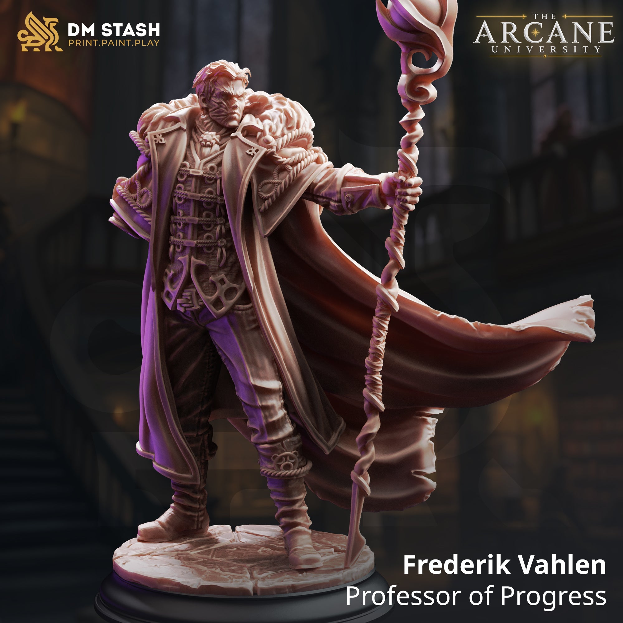 The Arcane University June 2026 Release | Paintable 3D Resin Printed Miniatures by DM Stash