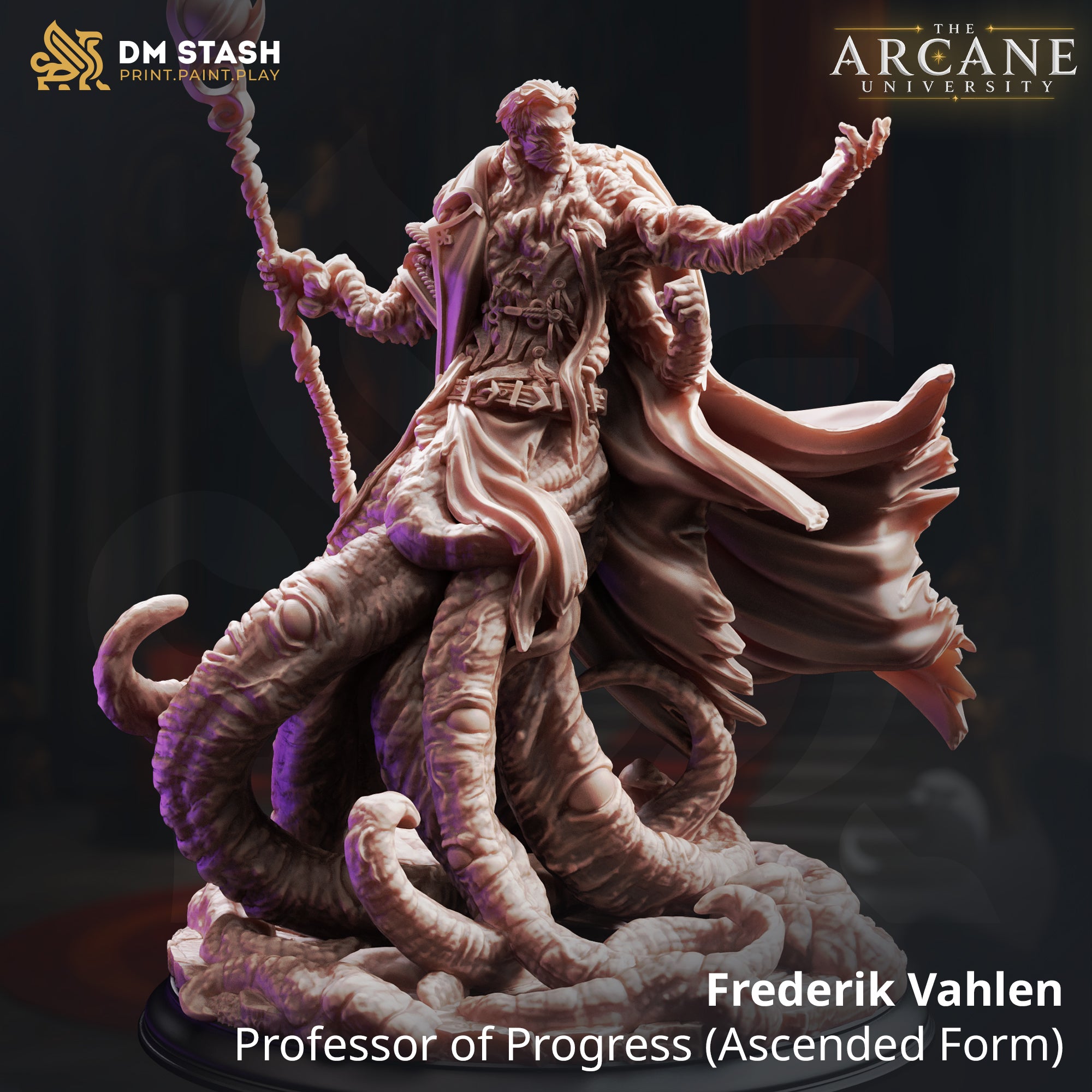 The Arcane University June 2026 Release | Paintable 3D Resin Printed Miniatures by DM Stash