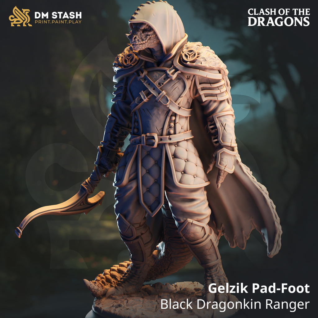 Clash of the Dragons June 2025 Release | Paintable 3D Resin Printed Miniature by DM Stash