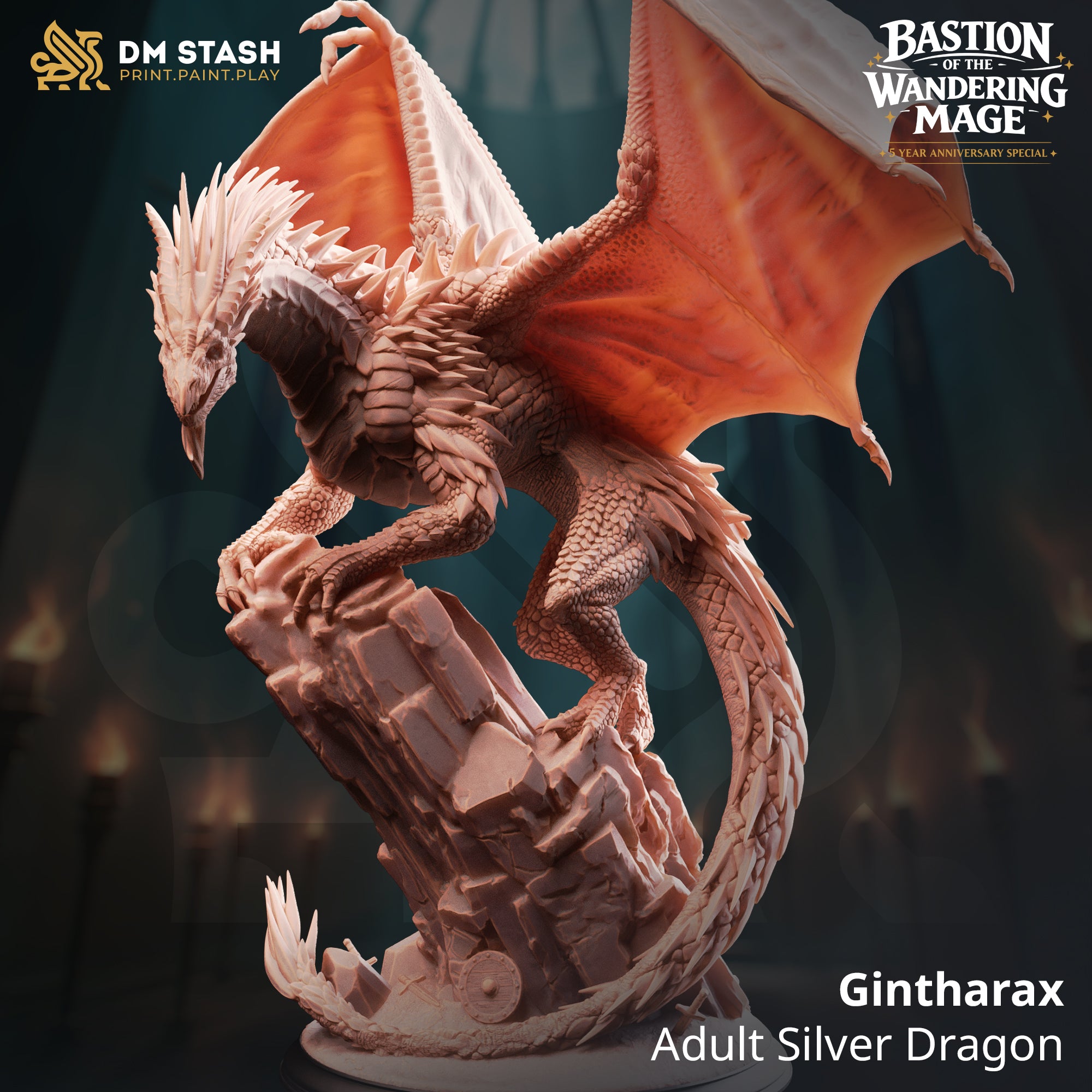 Bastion of the Wandering Mage (NPCs) April 2026 Release | Paintable 3D Resin Printed Miniature by DM Stash