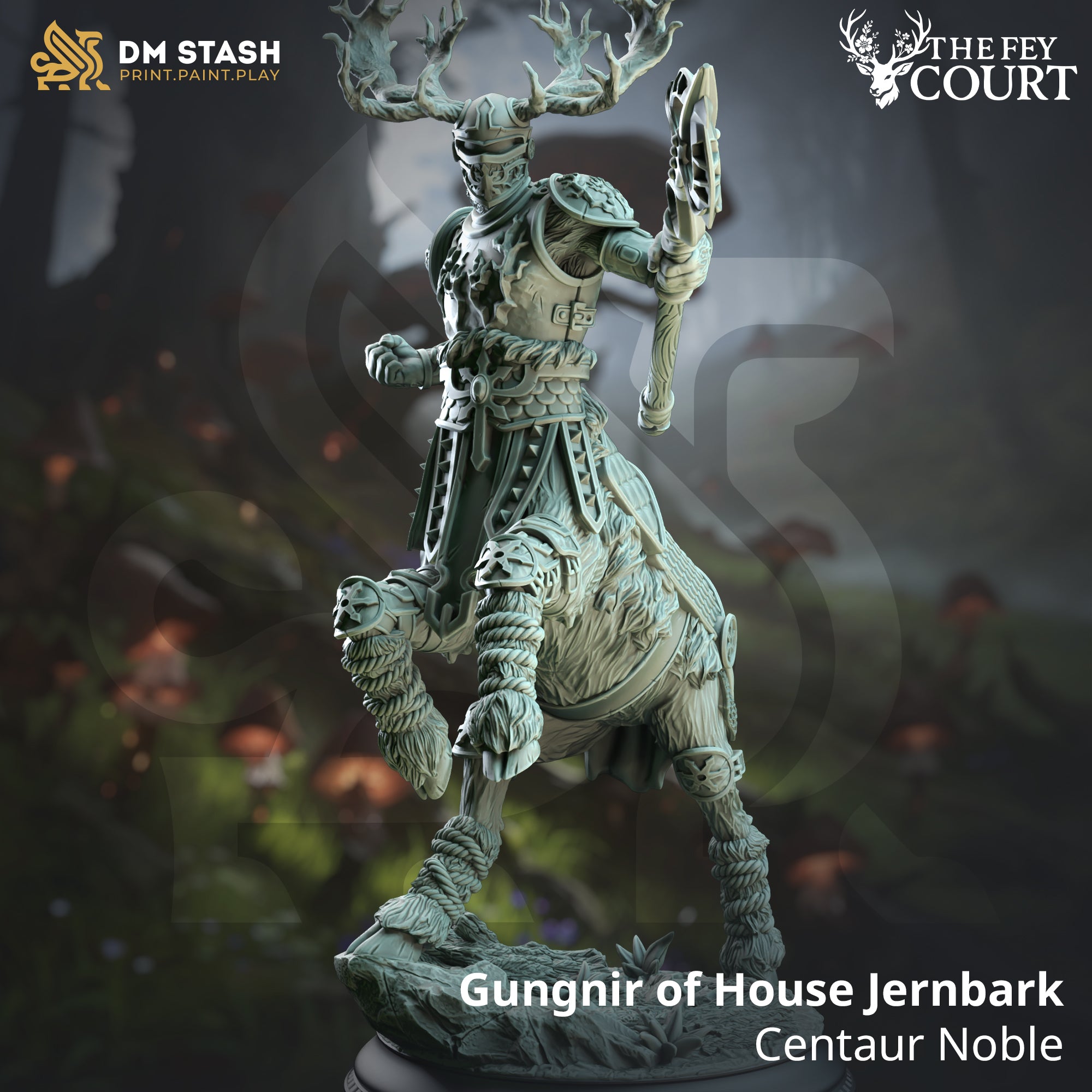The Fey Court May 2025 Release | Paintable 3D Resin Printed Miniature by DM Stash
