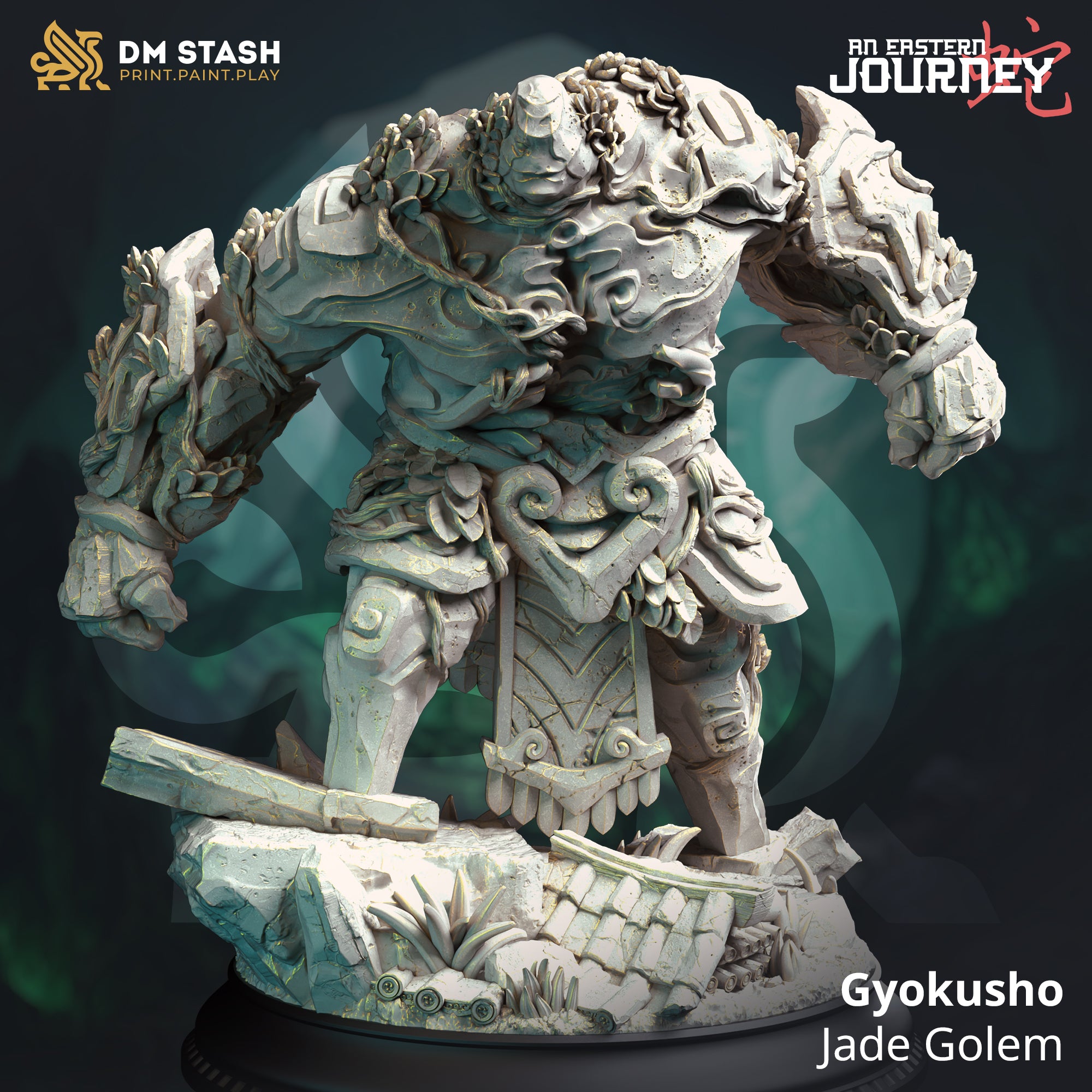 An Eastern Journey December 2024 Release | Paintable 3D Resin Printed Miniature by DM Stash