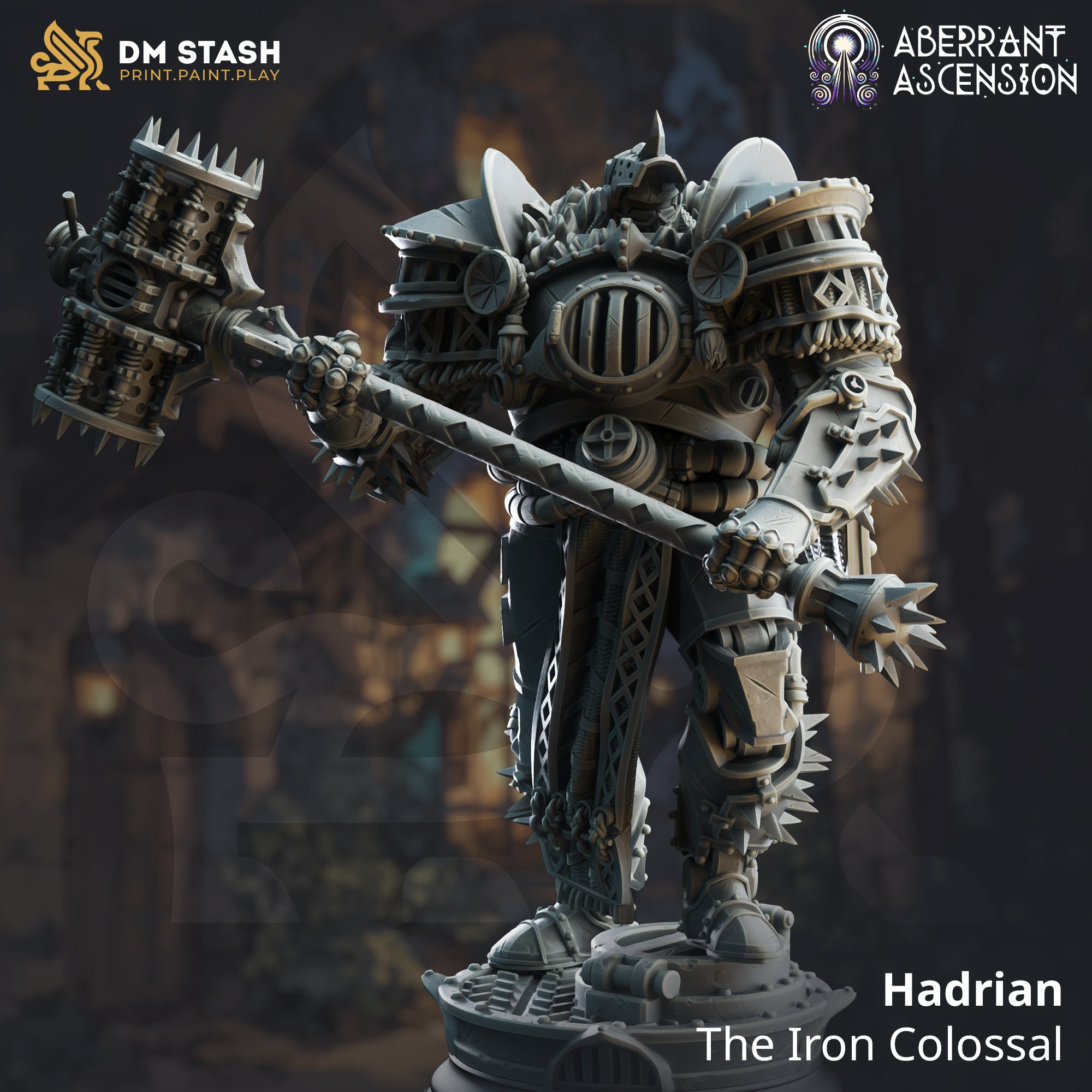 Aberrant Ascension July 2024 Release | Paintable 3D Resin Printed Miniature by DM Stash