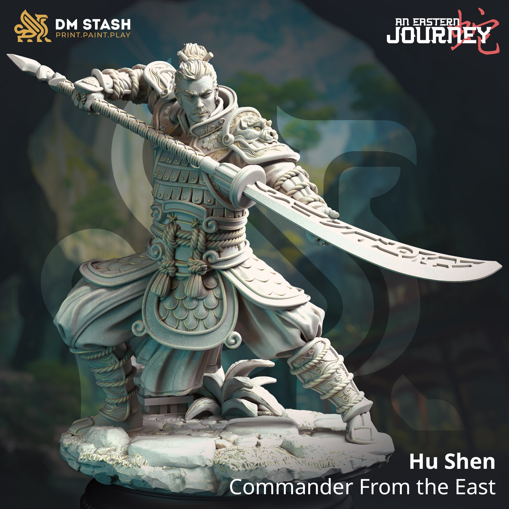 An Eastern Journey December 2024 Release | Paintable 3D Resin Printed Miniature by DM Stash