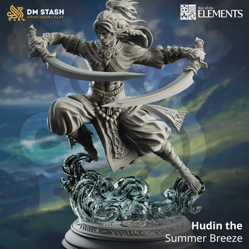 War of the Elements August 2024 Release | Paintable 3D Resin Printed Miniature by DM Stash