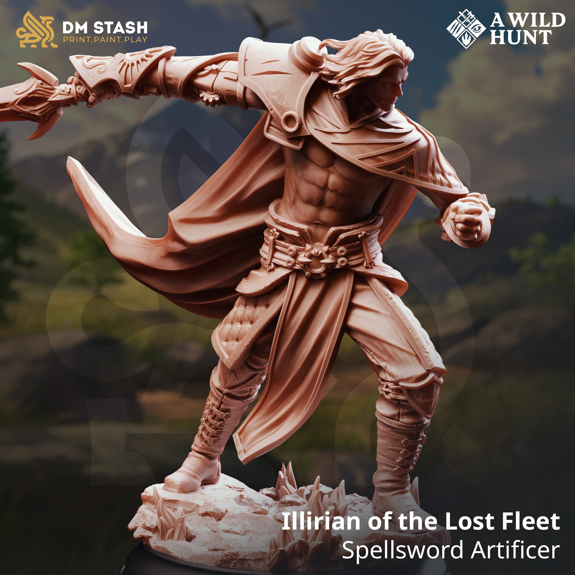 A Wild Hunt November 2025 Release | Paintable 3D Resin Printed Miniature by DM Stash