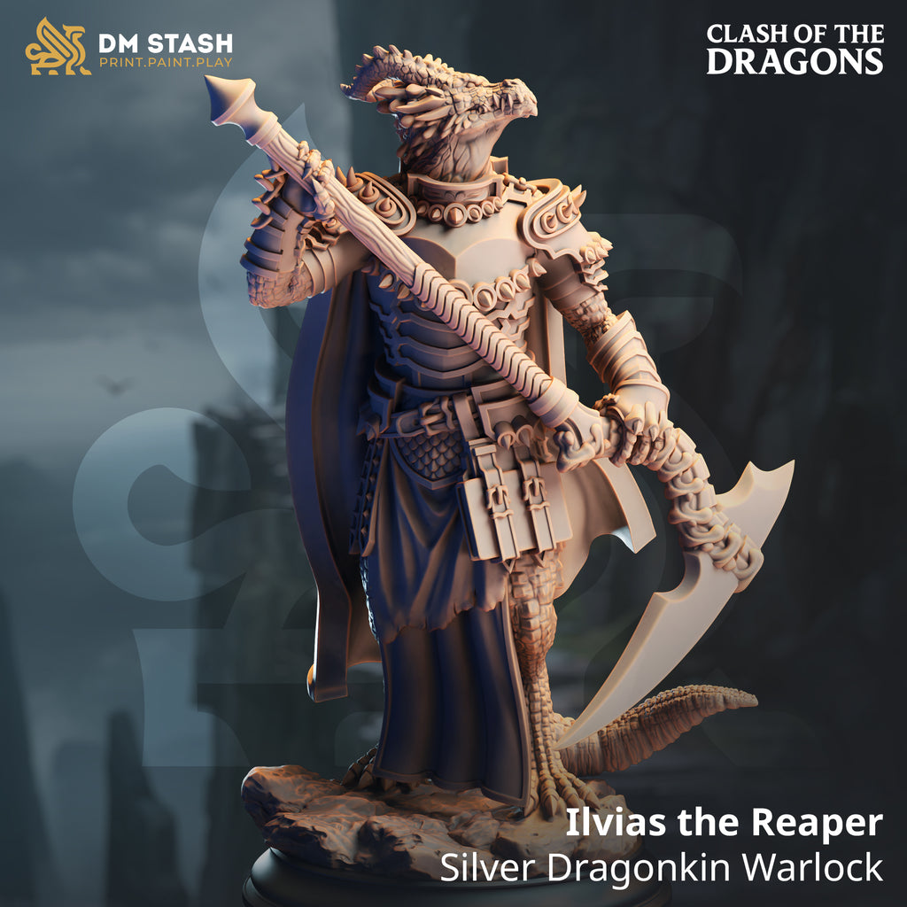 Clash of the Dragons June 2025 Release | Paintable 3D Resin Printed Miniature by DM Stash
