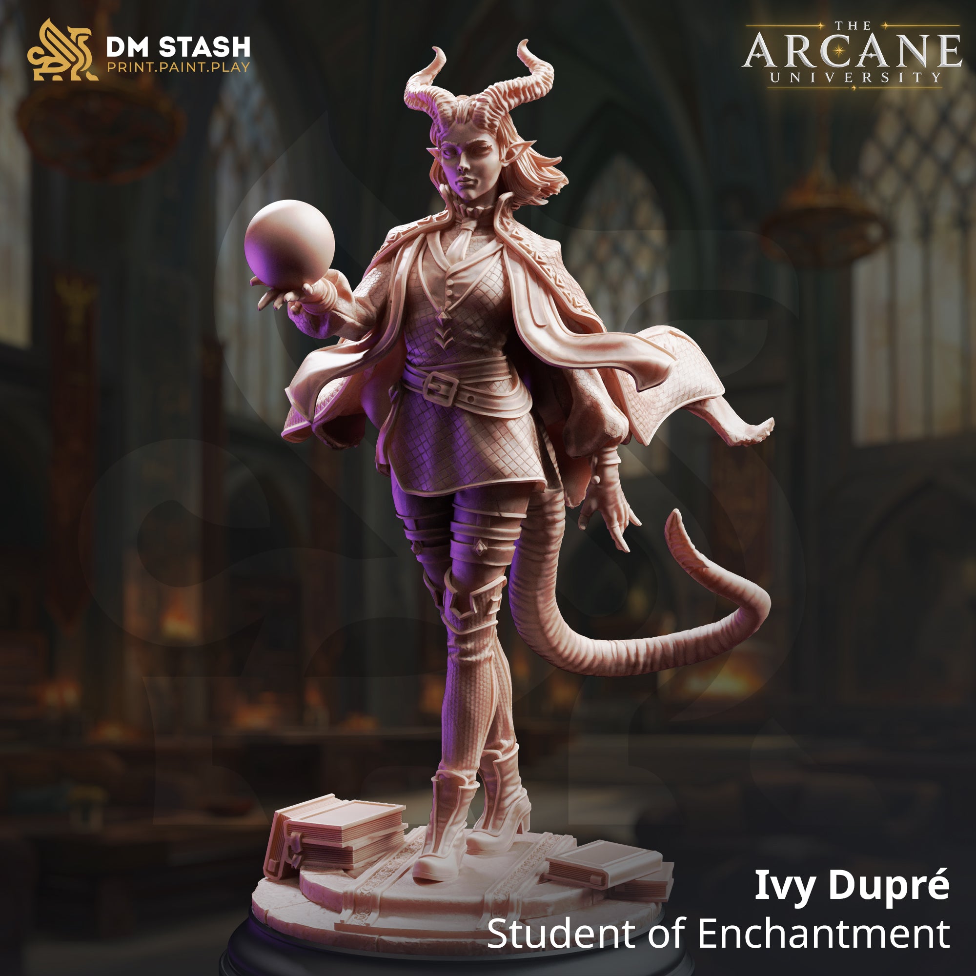 The Arcane University June 2026 Release | Paintable 3D Resin Printed Miniatures by DM Stash