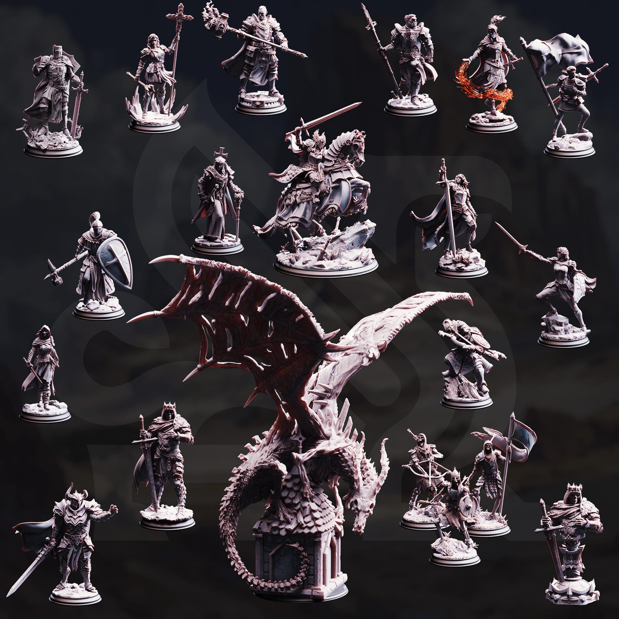 The Great Crusade January 2026 Release | Paintable 3D Resin Printed Miniature by DM Stash