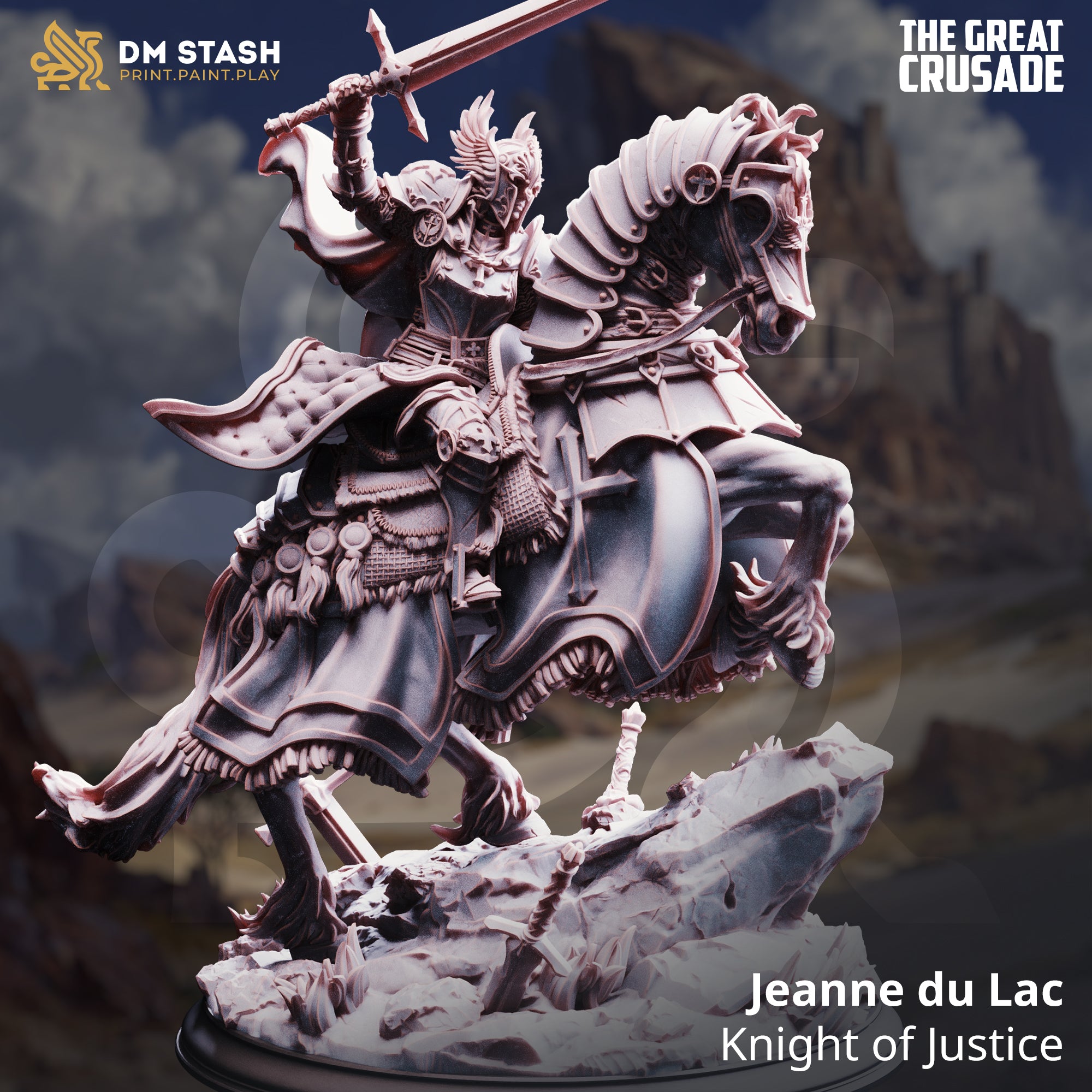 The Great Crusade January 2026 Release | Paintable 3D Resin Printed Miniature by DM Stash