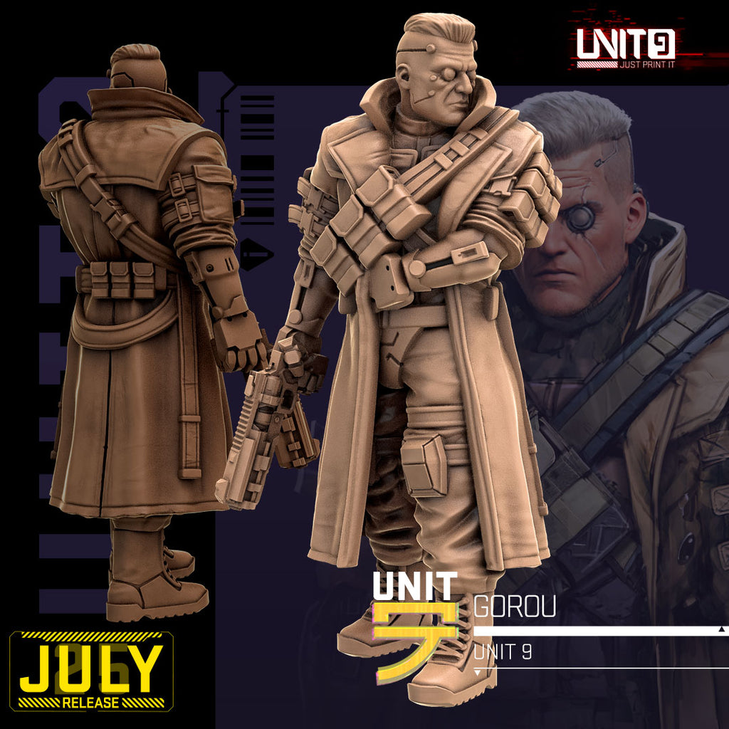 Ghosts of the Sleepless City July 2026 Release | Paintable 3D Resin Printed Scifi Miniature by Unit9
