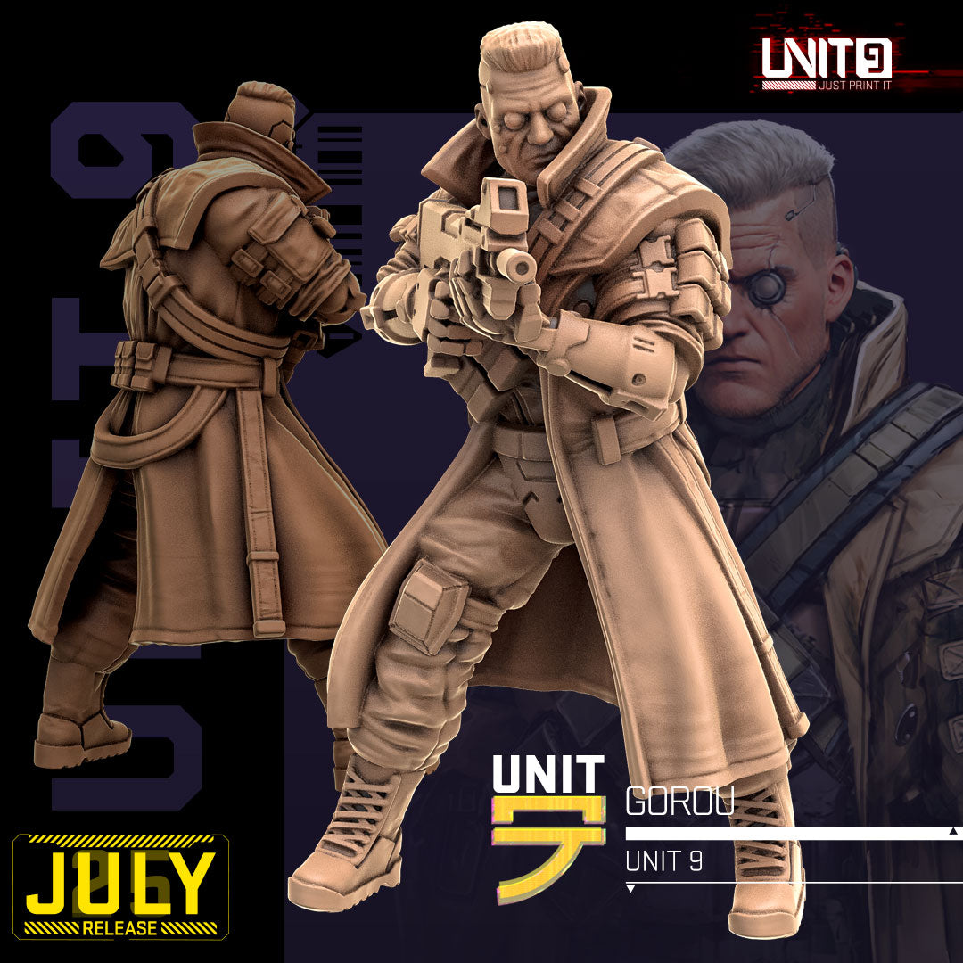 Ghosts of the Sleepless City July 2026 Release | Paintable 3D Resin Printed Scifi Miniature by Unit9