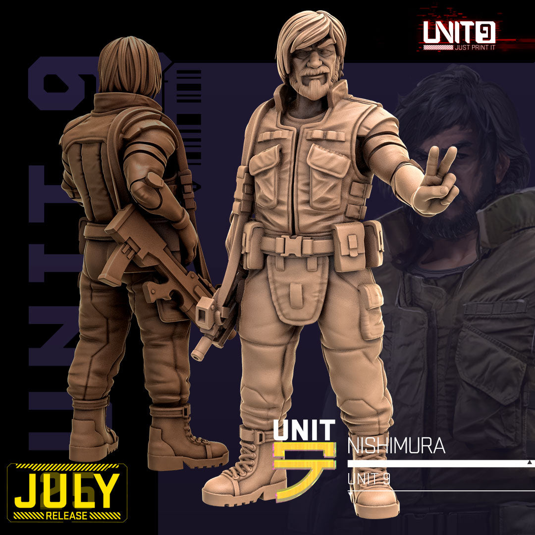 Ghosts of the Sleepless City July 2026 Release | Paintable 3D Resin Printed Scifi Miniature by Unit9