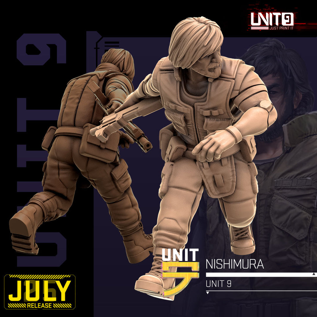 Ghosts of the Sleepless City July 2026 Release | Paintable 3D Resin Printed Scifi Miniature by Unit9
