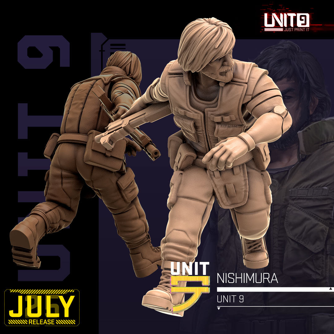 Ghosts of the Sleepless City July 2026 Release | Paintable 3D Resin Printed Scifi Miniature by Unit9