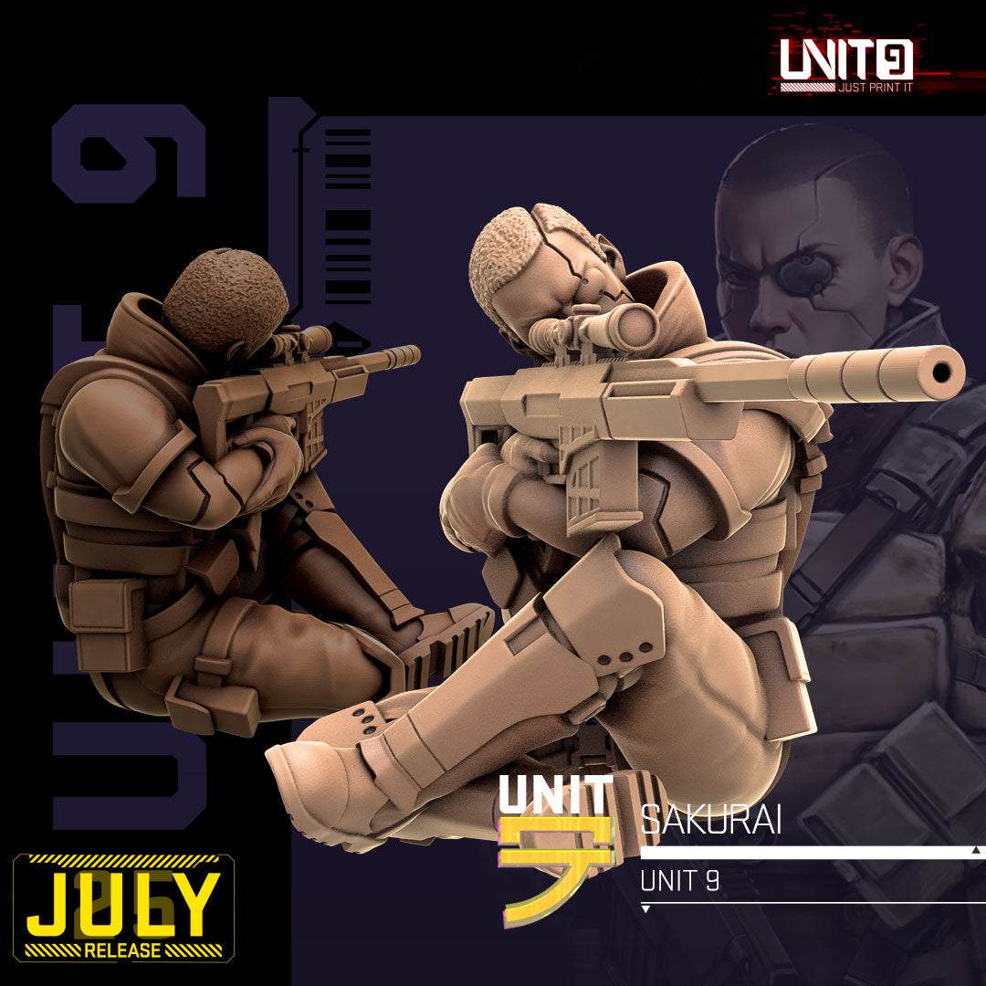 Ghosts of the Sleepless City July 2026 Release | Paintable 3D Resin Printed Scifi Miniature by Unit9