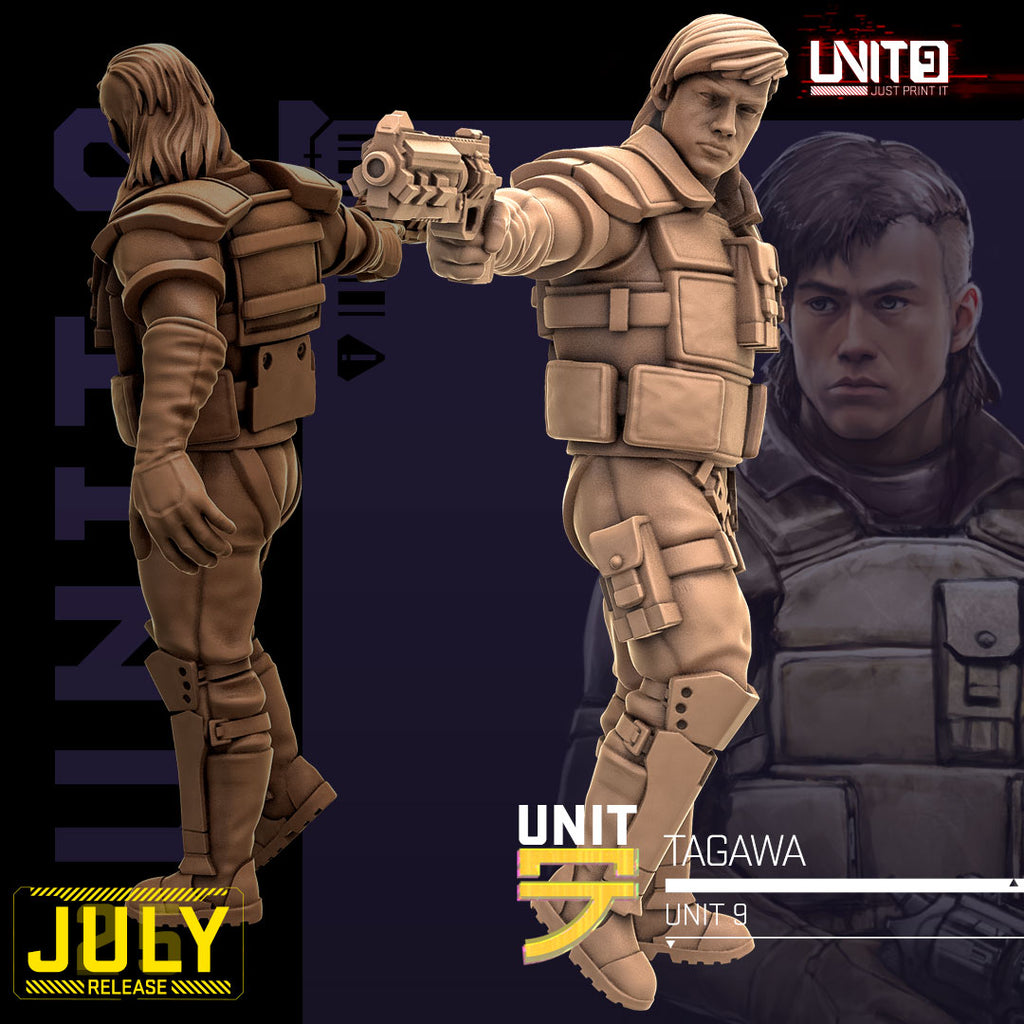 Ghosts of the Sleepless City July 2026 Release | Paintable 3D Resin Printed Scifi Miniature by Unit9
