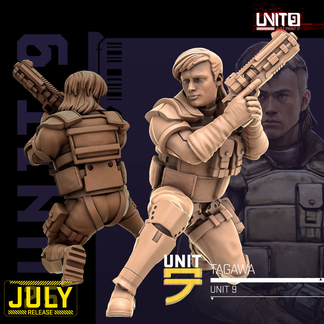 Ghosts of the Sleepless City July 2026 Release | Paintable 3D Resin Printed Scifi Miniature by Unit9