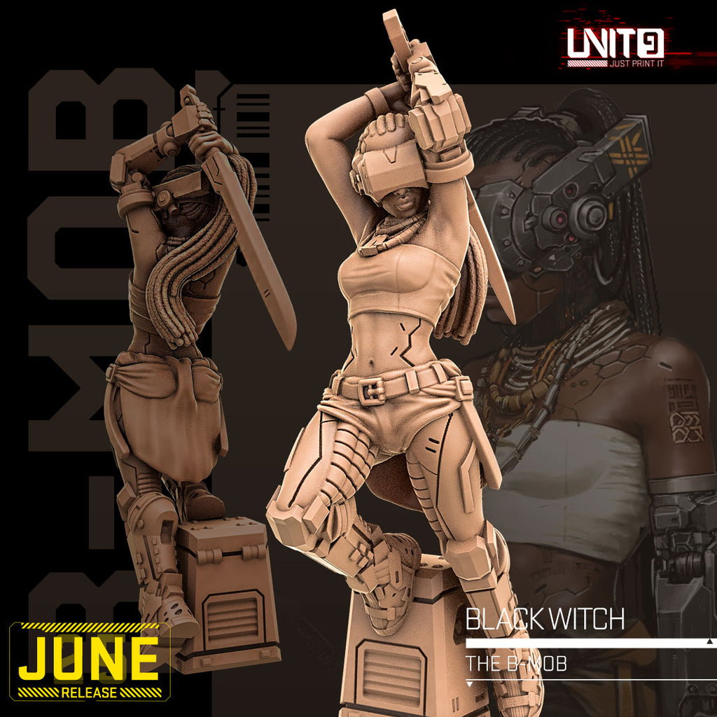 The B-Mob June 2026 Release | Paintable 3D Resin Printed Scifi Miniature by Unit9