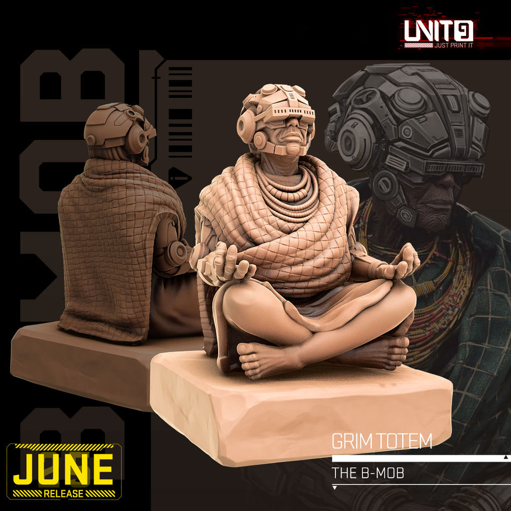 The B-Mob June 2026 Release | Paintable 3D Resin Printed Scifi Miniature by Unit9