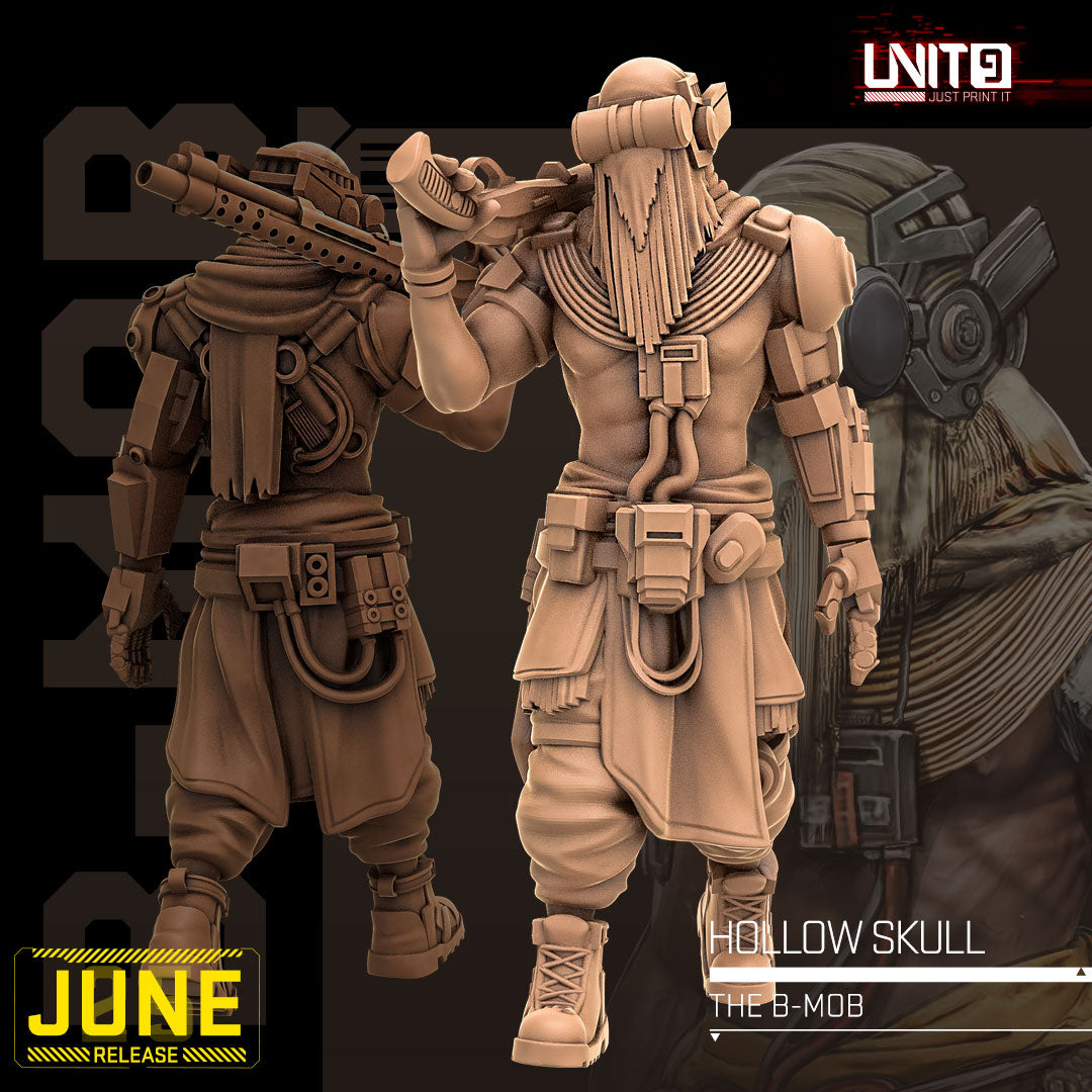 The B-Mob June 2026 Release | Paintable 3D Resin Printed Scifi Miniature by Unit9