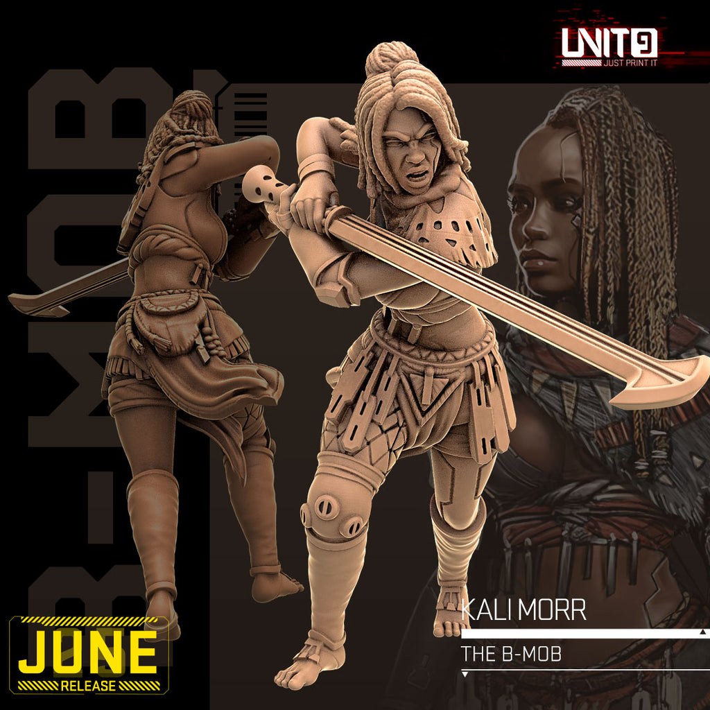 The B-Mob June 2026 Release | Paintable 3D Resin Printed Scifi Miniature by Unit9