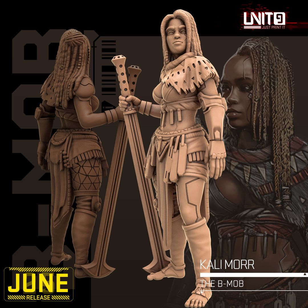 The B-Mob June 2026 Release | Paintable 3D Resin Printed Scifi Miniature by Unit9