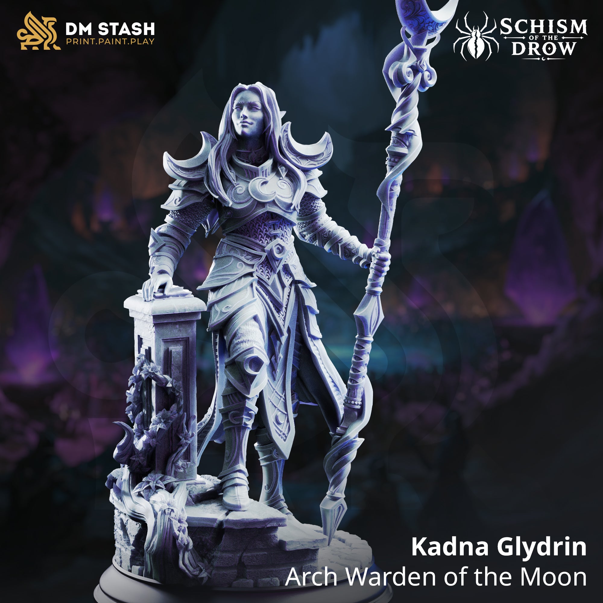 Schism of the Drow September 2026 Release | Paintable 3D Resin Printed Miniature by DM Stash