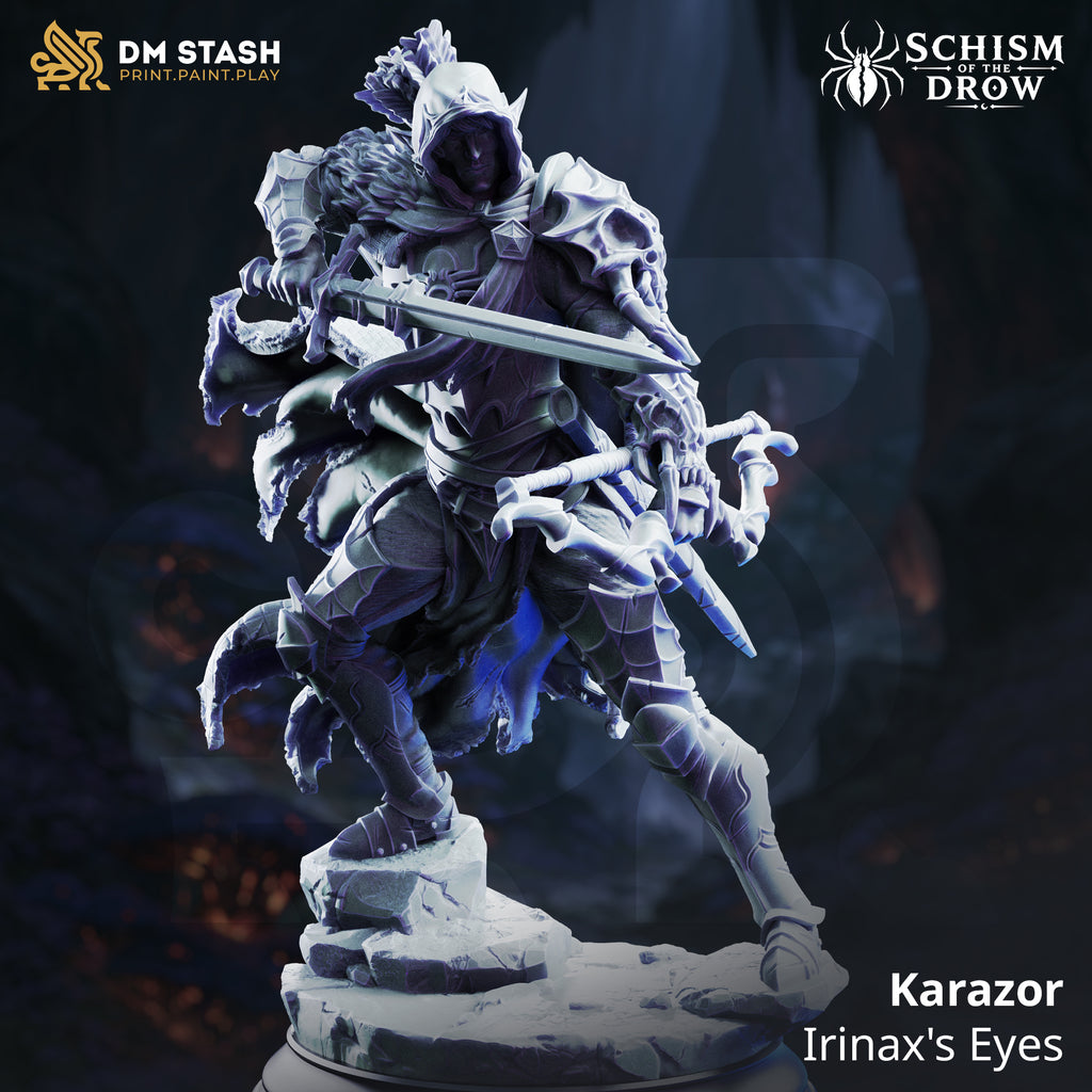 Schism of the Drow September 2026 Release | Paintable 3D Resin Printed Miniature by DM Stash