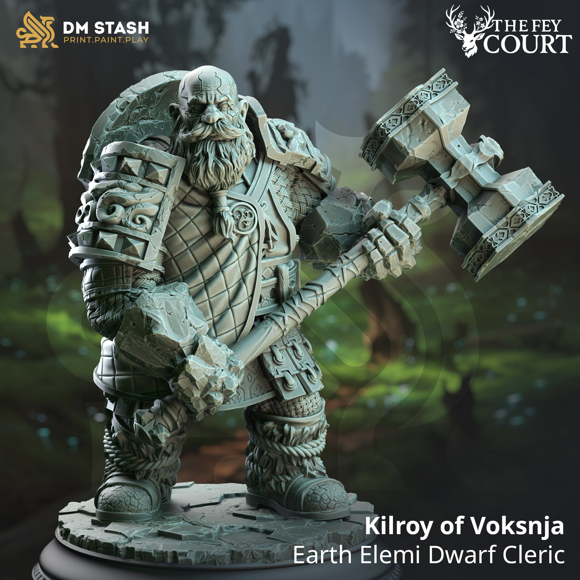 The Fey Court May 2025 Release | Paintable 3D Resin Printed Miniature by DM Stash