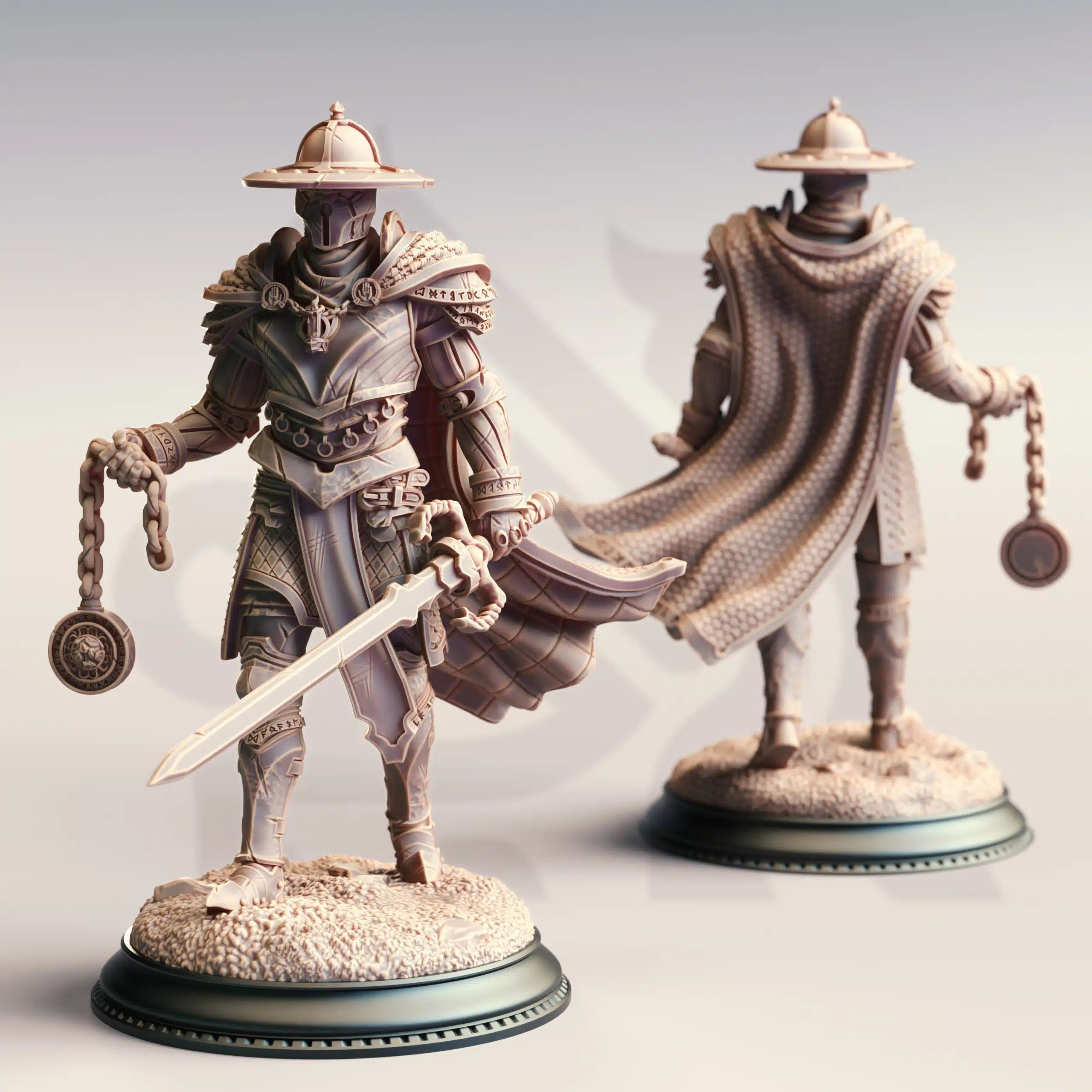 The Baldurian Inquisition March 2025 Release | Paintable 3D Resin Printed Miniature by DM Stash