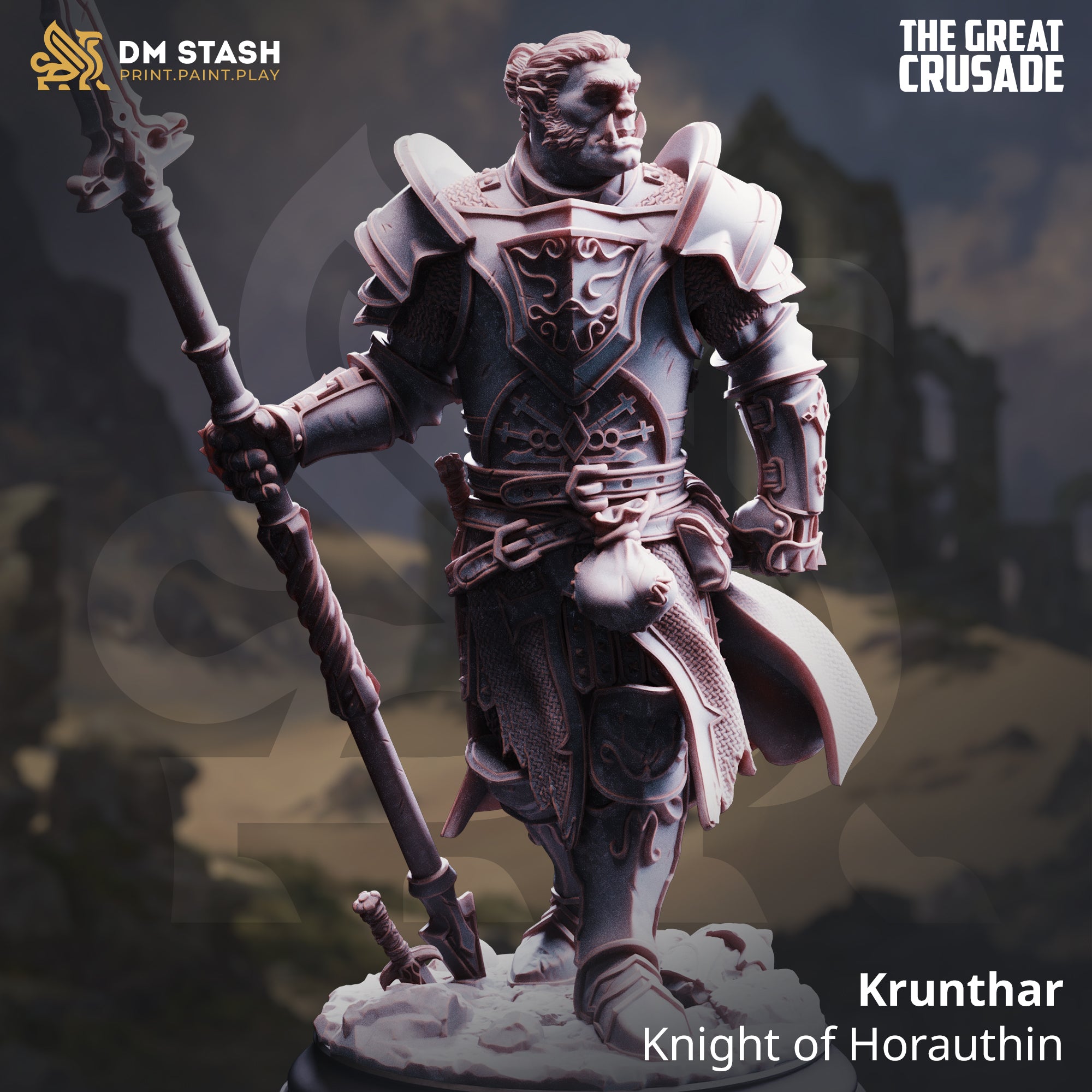 The Great Crusade January 2026 Release | Paintable 3D Resin Printed Miniature by DM Stash