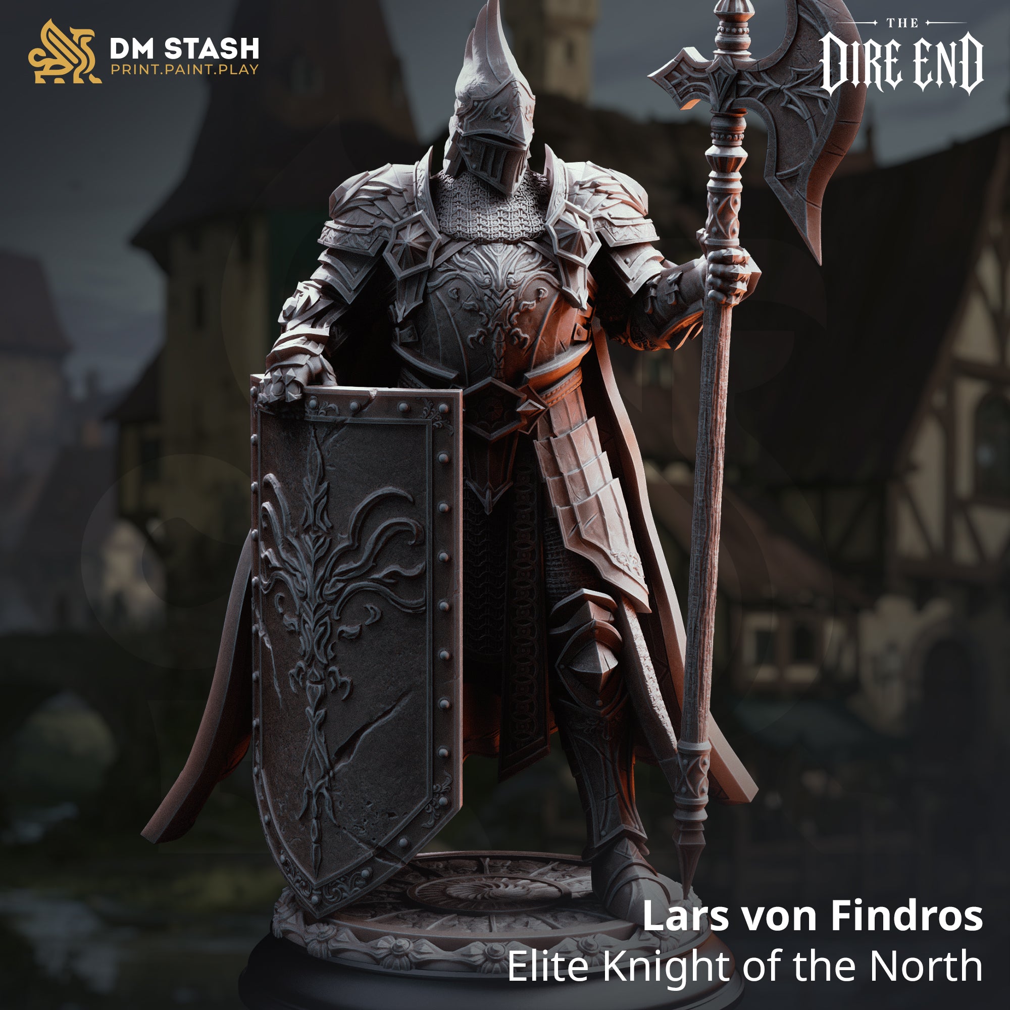The Dire End July 2026 Release | Paintable 3D Resin Printed Miniatures by DM Stash