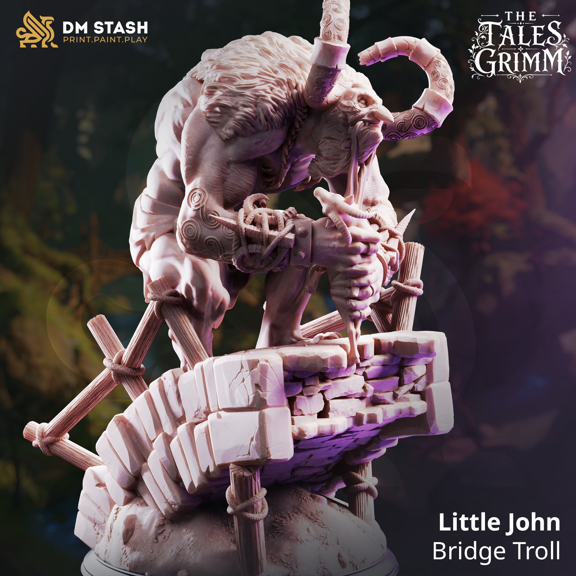 The Tales Grimm August 2026 Release | Paintable 3D Resin Printed Miniature by DM Stash