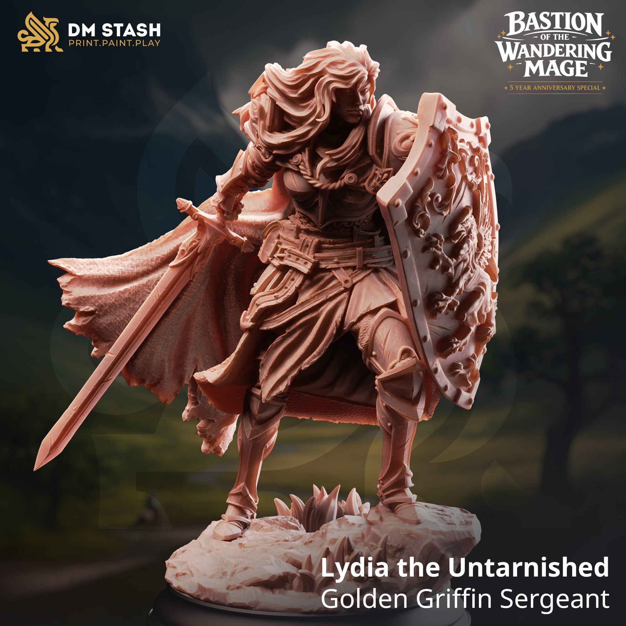 Bastion of the Wandering Mage (NPCs) April 2026 Release | Paintable 3D Resin Printed Miniature by DM Stash